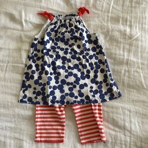 Baby Boden tunic and leggings set